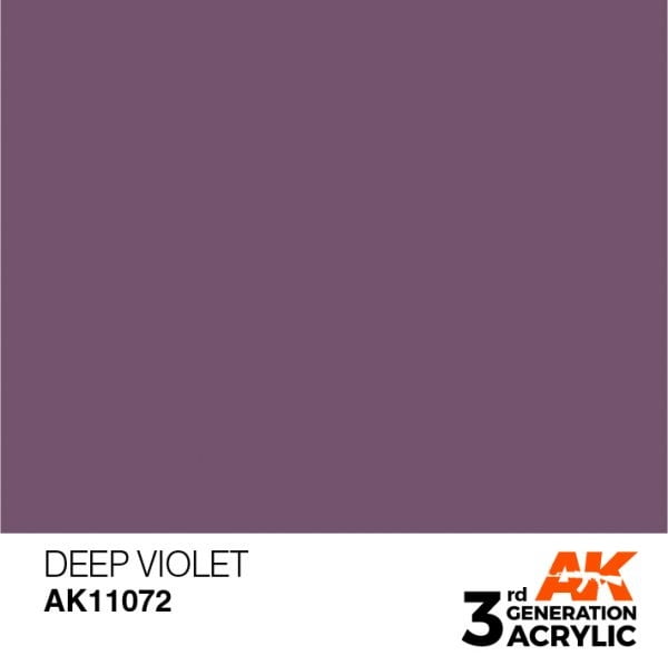 AK Interactive Acrylic Deep Violet Intense 11072