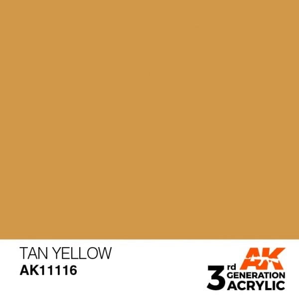 AK Interactive Acrylic Tan Yellow Standard 11116