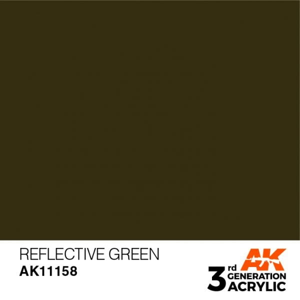 AK Interactive Acrylic Reflective Green Standard 11158