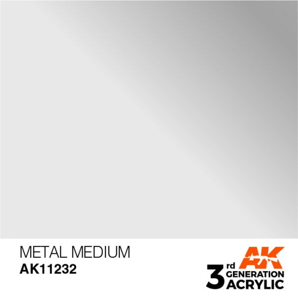 AK Interactive Acrylic Metal Medium 17ml 11232