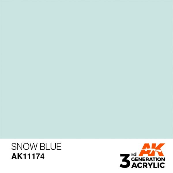 AK Interactive Acrylic Snow Blue Standard 11174