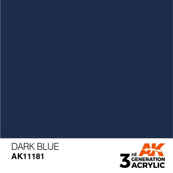 AK Interactive Acrylic Dark Blue Standard 11181