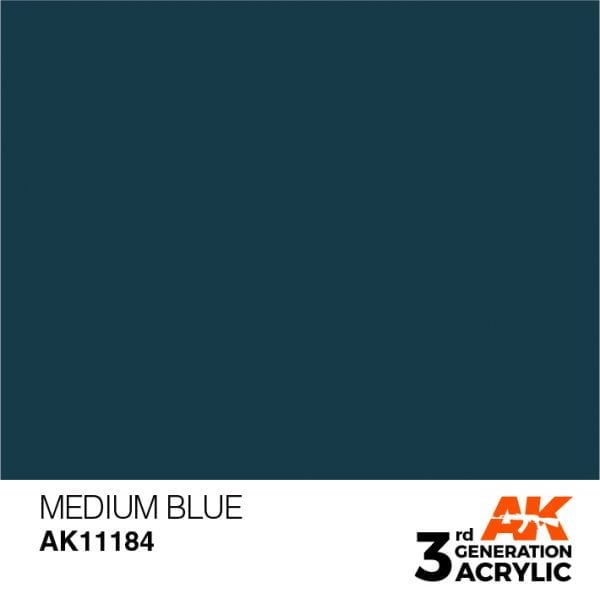 AK Interactive Acrylic Medium Blue Standard 11184