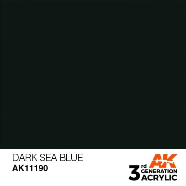 AK Interactive Acrylic Dark Sea Blue Standard 11190