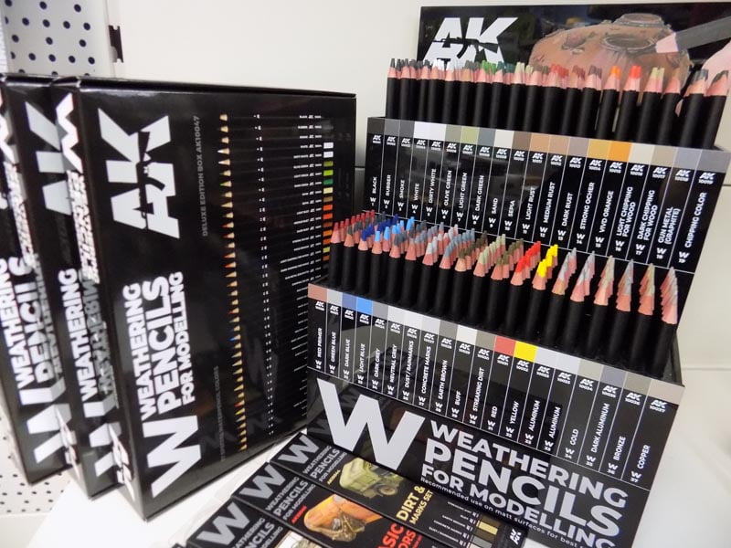 AK Interactive Weathering Pencils now Available at Sunward Hobbies