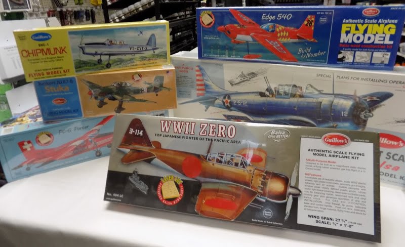 Guillows Model Kits now at Sunward Hobbies