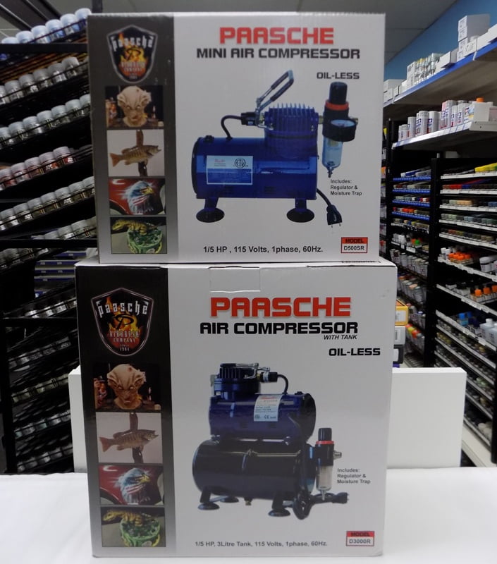 Paasche Compressors now at Sunward Hobbies