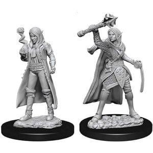 WizKids D&D Nolzurs Marvelous Unpainted Miniatures Wave 10 Female Elf Cleric 73835