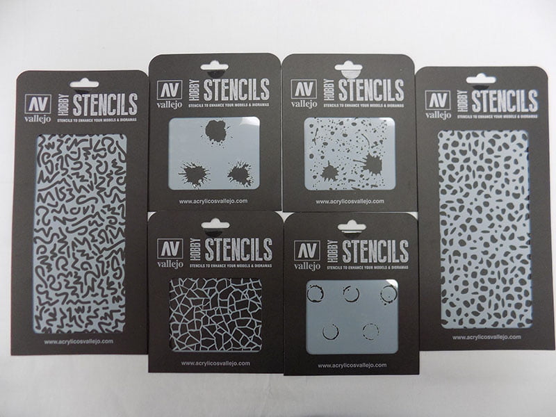 Vallejo Stencils now Available at Sunward Hobbies