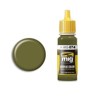 Ammo by Mig Jimenez Green Moss Acrylic Paint AMIG0074