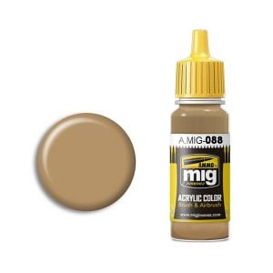 Ammo by Mig Jimenez Khaki Brown Acrylic Paint AMIG0088