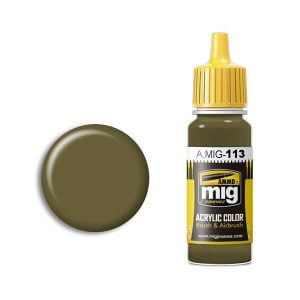 Ammo by Mig Jimenez Khaki Green Nº3 British 1939-42 Acrylic Paint AMIG0113