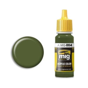 Ammo by Mig Jimenez RAL 6011 B Resedagrun Acrylic Paint AMIG0004 Swatch