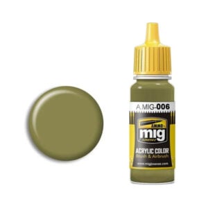 Ammo by Mig Jimenez RAL 7008 Graugrun Opt 2 Acrylic Paint AMIG0006 Swatch