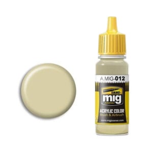 Ammo by Mig Jimenez RAL 7028 Dunkelgelb Aus 1944 Dg Iii Acrylic Paint AMIG0012 Swatch