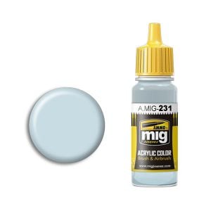 Ammo by Mig Jimenez Rlm 65 Hellblau Acrylic Paint AMIG0231