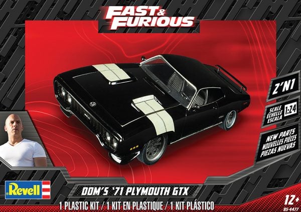 Revell Dom's '71 Plymouth GTX 2'N1 85-4477