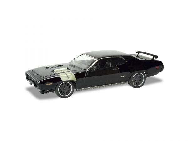 completed Revell Dom's '71 Plymouth GTX 2'N1 85-4477