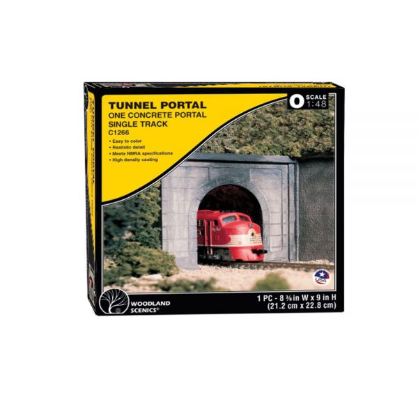 Woodland Scenics O Tunnel Portal Concrete 1 Ea C1266