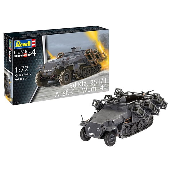 Revell Sd.Kfz. 251/1 Ausf. C + Wurfr. 4 1/72 Scale RVG 03324 • Canada's ...