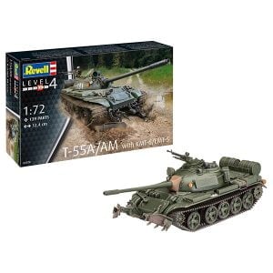 Revell T-55A/AM with KMT-6/EMT-5 1/72 Scale RVG 03328