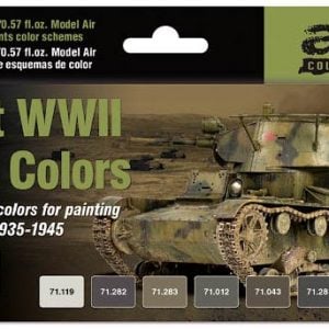 Vallejo Soviet WWII Camo Colors Paint set of 8 71188