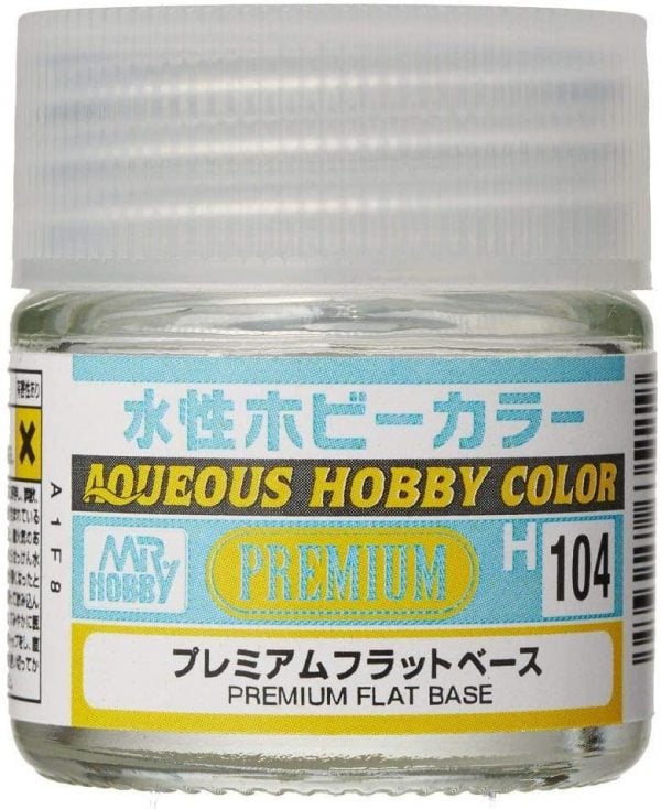 Mr Hobby Aqueous H104 Premium Clear Flat Base