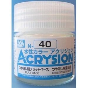 Mr Hobby Acrysion Flat Base Acrysion Color Additive For Flat N40