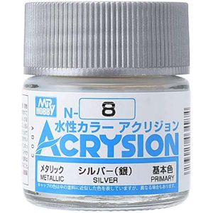 Mr Hobby Acrysion Silver Metallic Primary N8