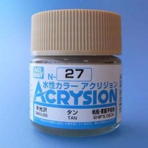 Mr Hobby Acrysion Tan Gloss Primary N27