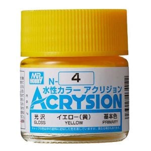 Mr Hobby Acrysion Yellow Gloss Primary N4