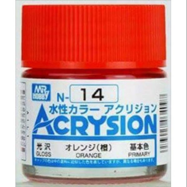 Mr Hobby Acrysion Orange Gloss Primary N14