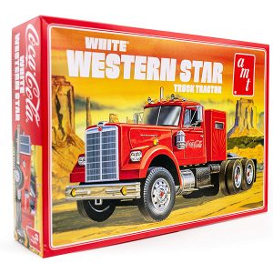 AMT 1/25 Scale White Western Star Semi Tractor Coca Cola 1160