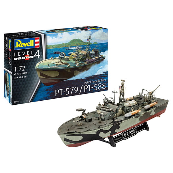 Revell Patrol Torpedo PT-588/PT-57 1/72 Scale RVG 05165 • Canada's ...