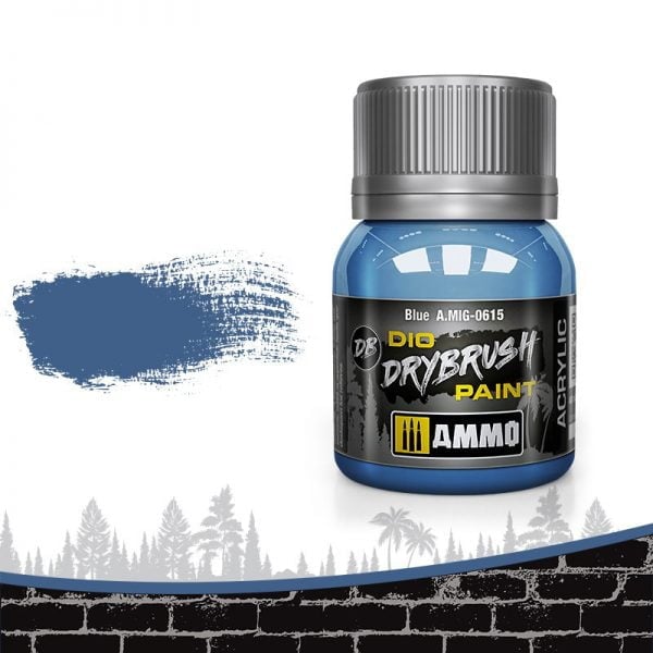 Ammo by Mig Dio Drybrush Blue AMIG0615