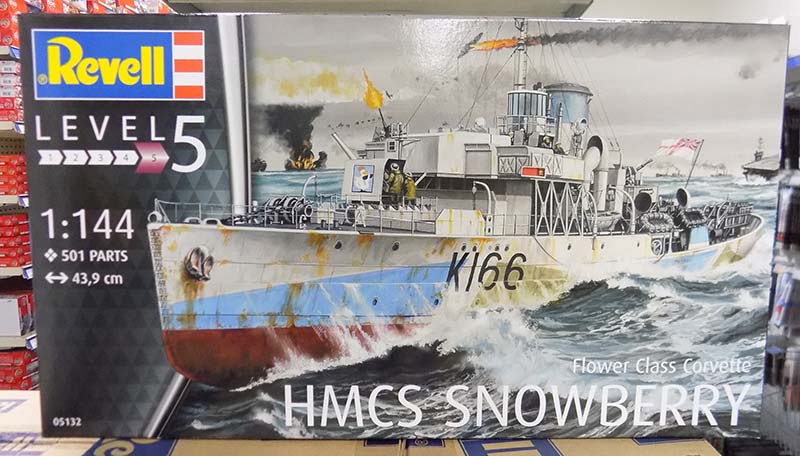 Revell Snowberry Flower Class Corvette Model Kit now Available at Sunward Hobbies