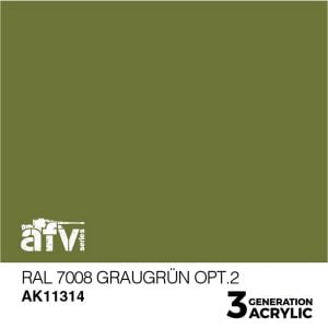 AK Interactive Acrylics AFV RAL 7008 Graugrün Opt 2 11314