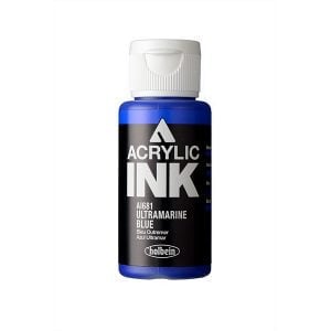 Holbein Acrylic Ink Ultramarine Blue 30 ml AI681A