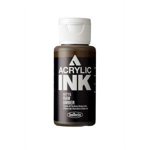 Holbein Acrylic Ink Raw Umber 30 ml AI715A