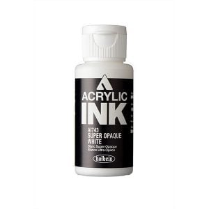 Holbein Acrylic Ink Super Opaque White 30 ml AI743C