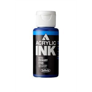 Holbein Acrylic Ink Primary Cyan 30 ml AI753B