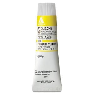 Holbein Acrylic Gouache Primary Yellow 20ml D191A