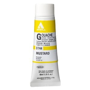 Holbein Acrylic Gouache Mustard 20ml D044A