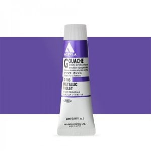 Holbein Acrylic Gouache Metallic Violet 20ml D186C