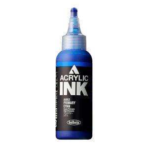 Holbein Acrylic Ink Primary Cyan 100 ml AI953B