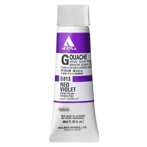 Holbein Acrylic Gouache Red Violet 20ml D113A