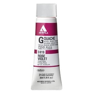 Holbein Acrylic Gouache Rose Violet 20ml D119A