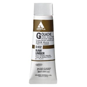 Holbein Acrylic Gouache Raw Umber 20ml D132A