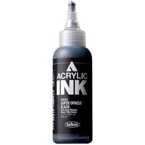 Holbein Acrylic Ink Super Opaque Black 100 ml AI934C