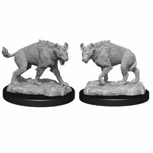 WizKids Pathfinder Deep Cuts Unpainted Miniatures Wave 14 Hyenas 90271